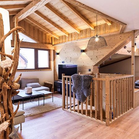 Le Chenaillet, Duplex Au Pied Des Pistes Et Spa 몽제네브르 외부 사진