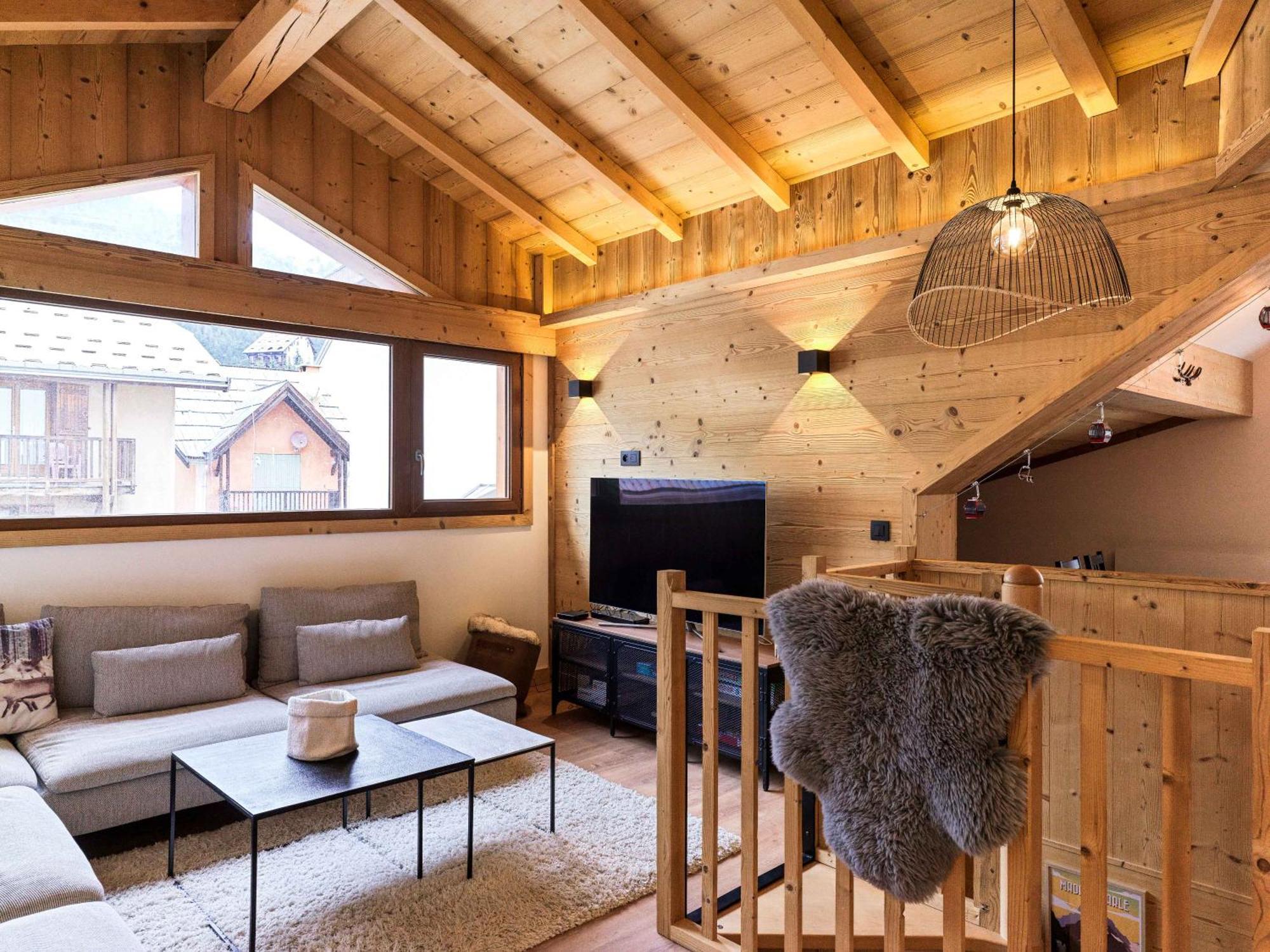 Le Chenaillet, Duplex Au Pied Des Pistes Et Spa 몽제네브르 외부 사진